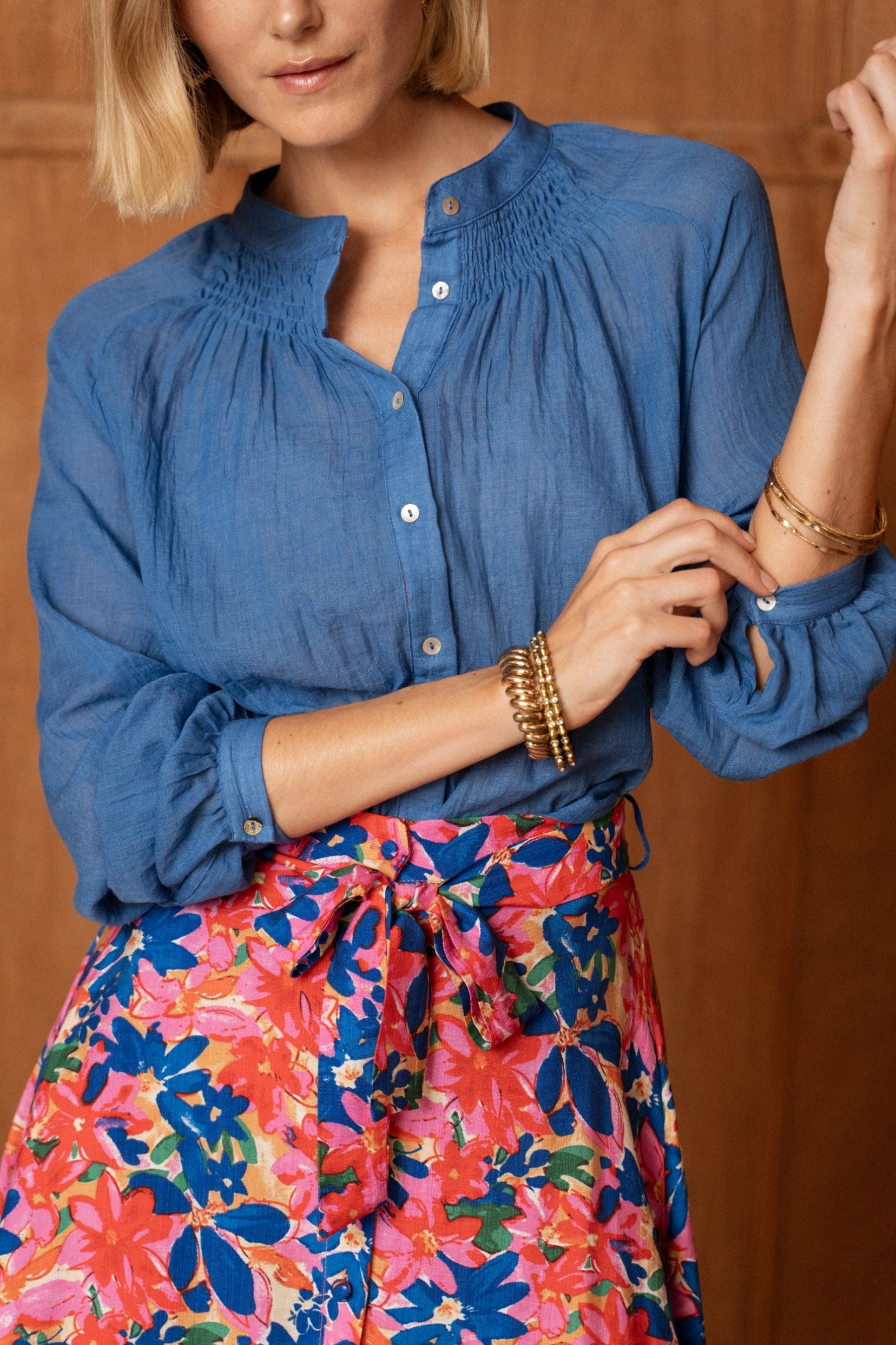 Chemise Justine Bleu