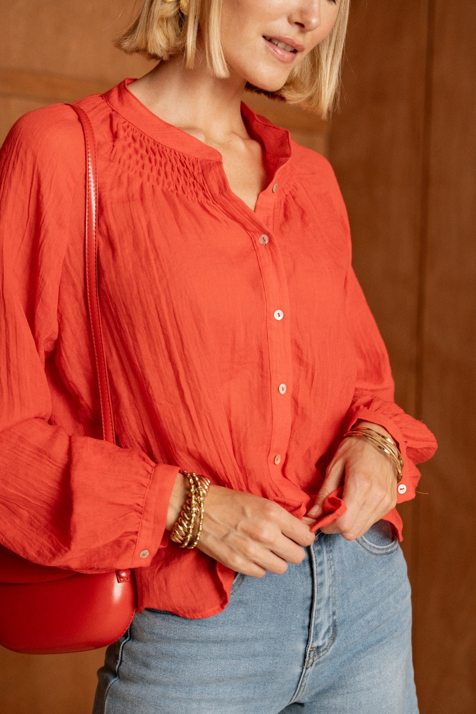 Chemise Justine Corail