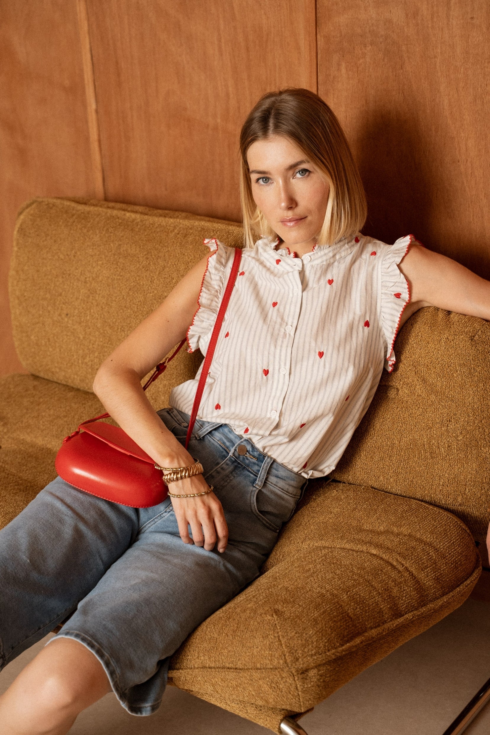 Chemise Levi Cœur Rouge