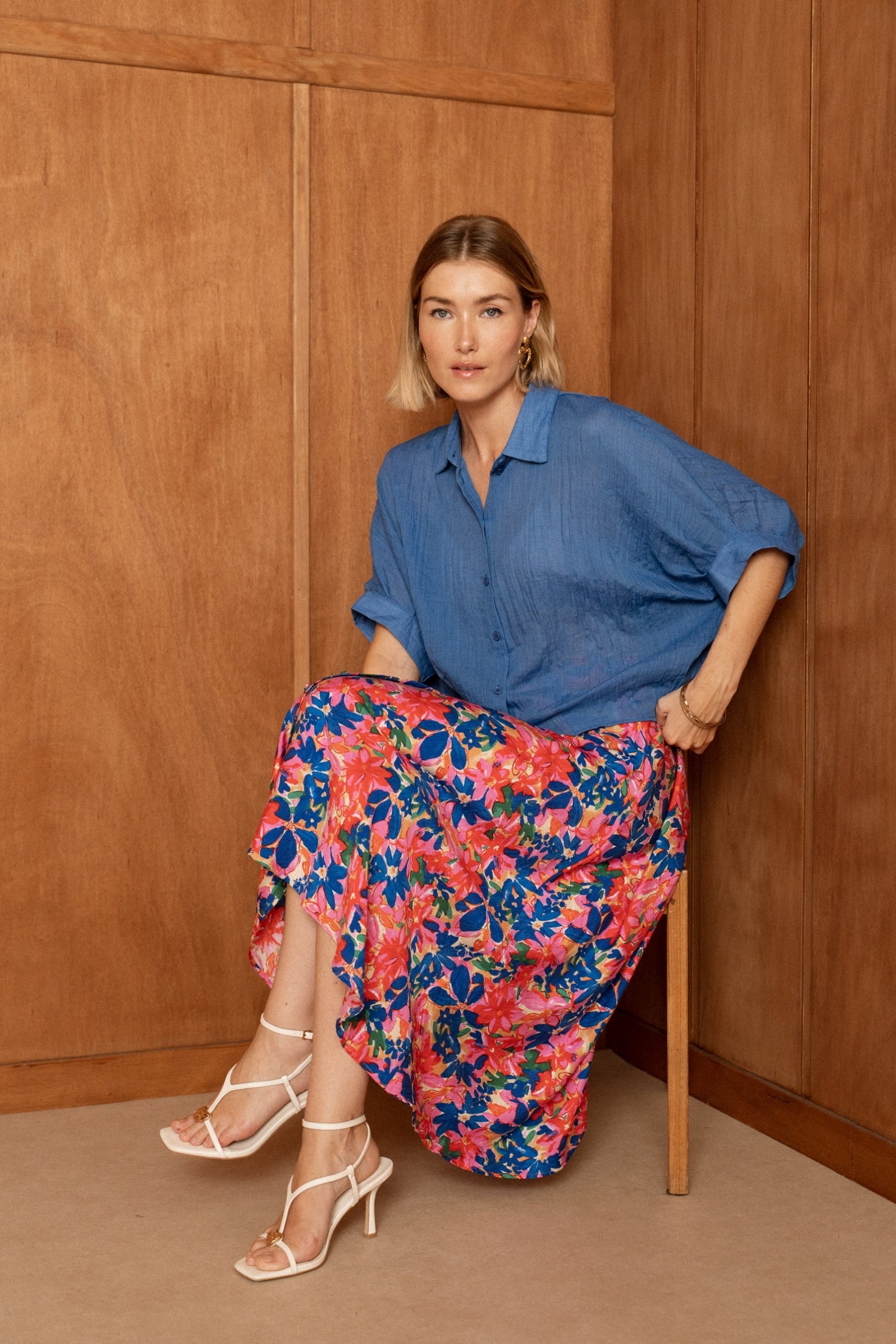 Chemise Zoé Bleu