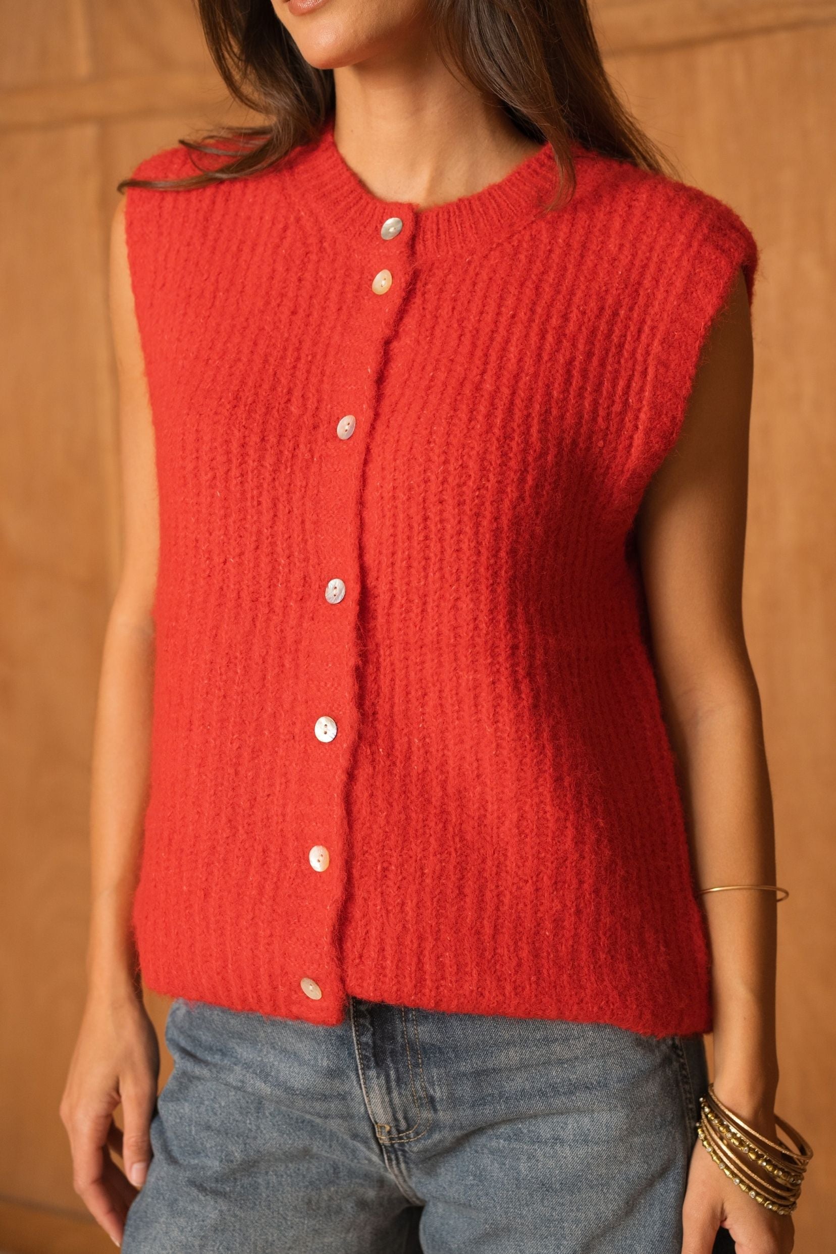 Gilet Bertille Rouge