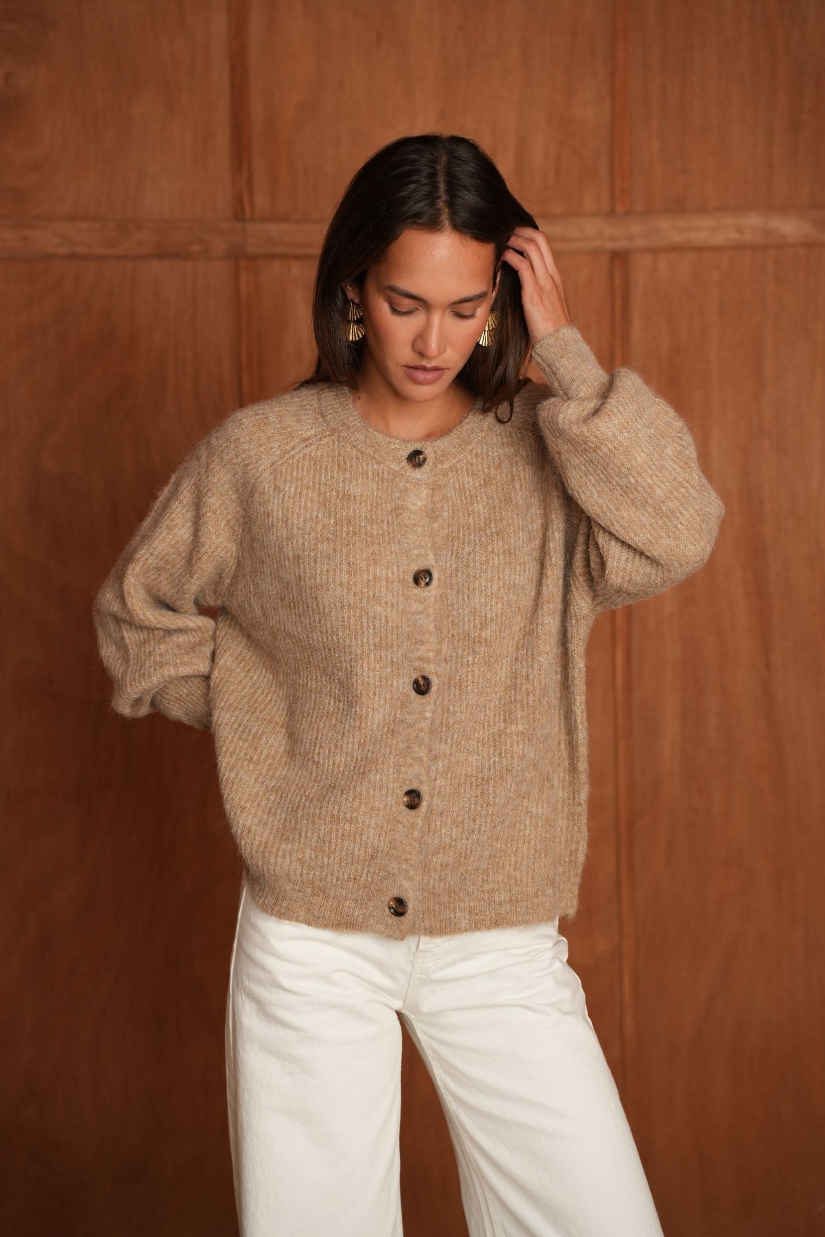 Gilet Esme Camel