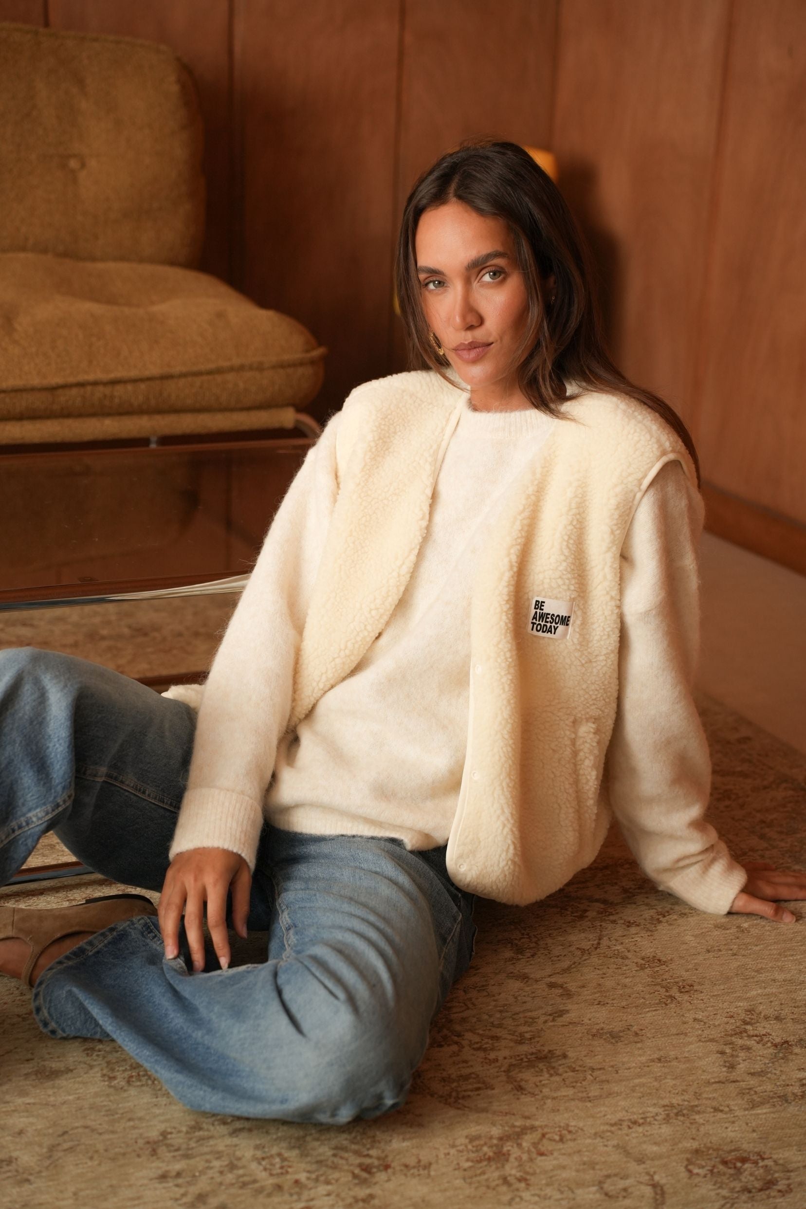 Gilet Isabella Ecru