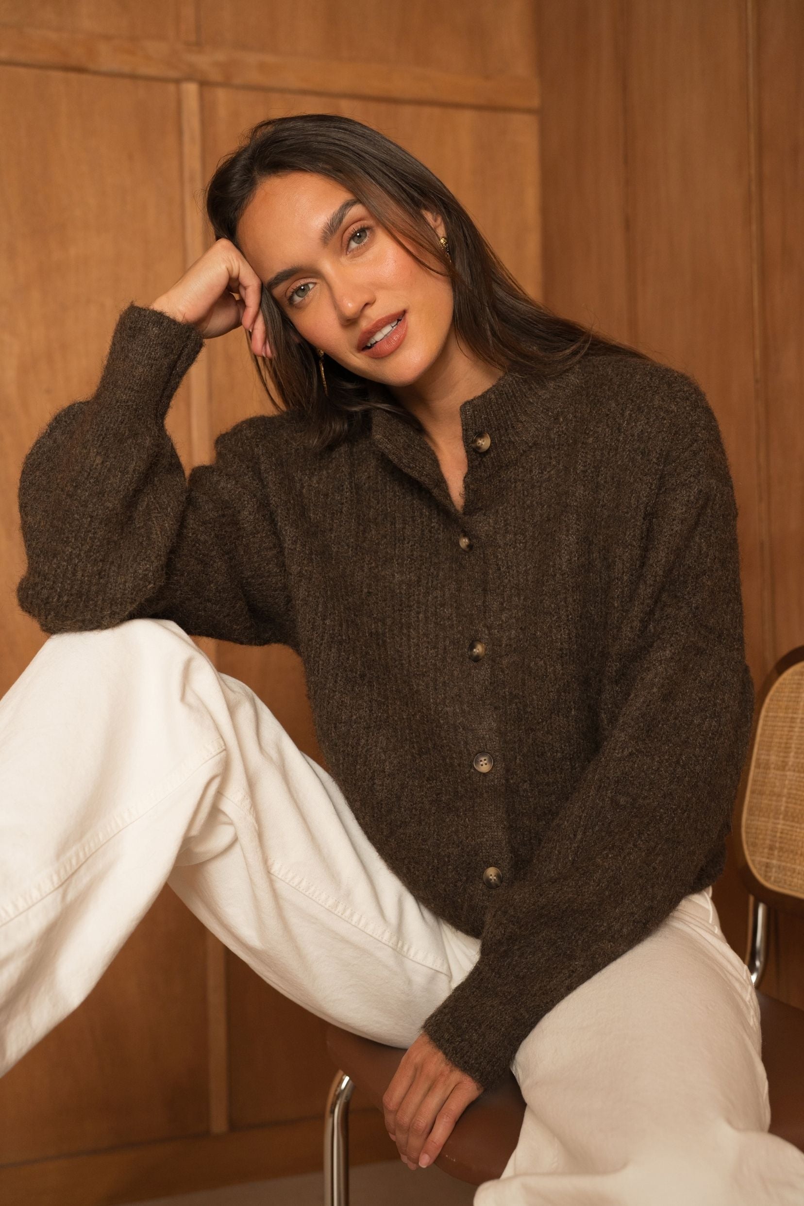 Gilet Mahaut Marron