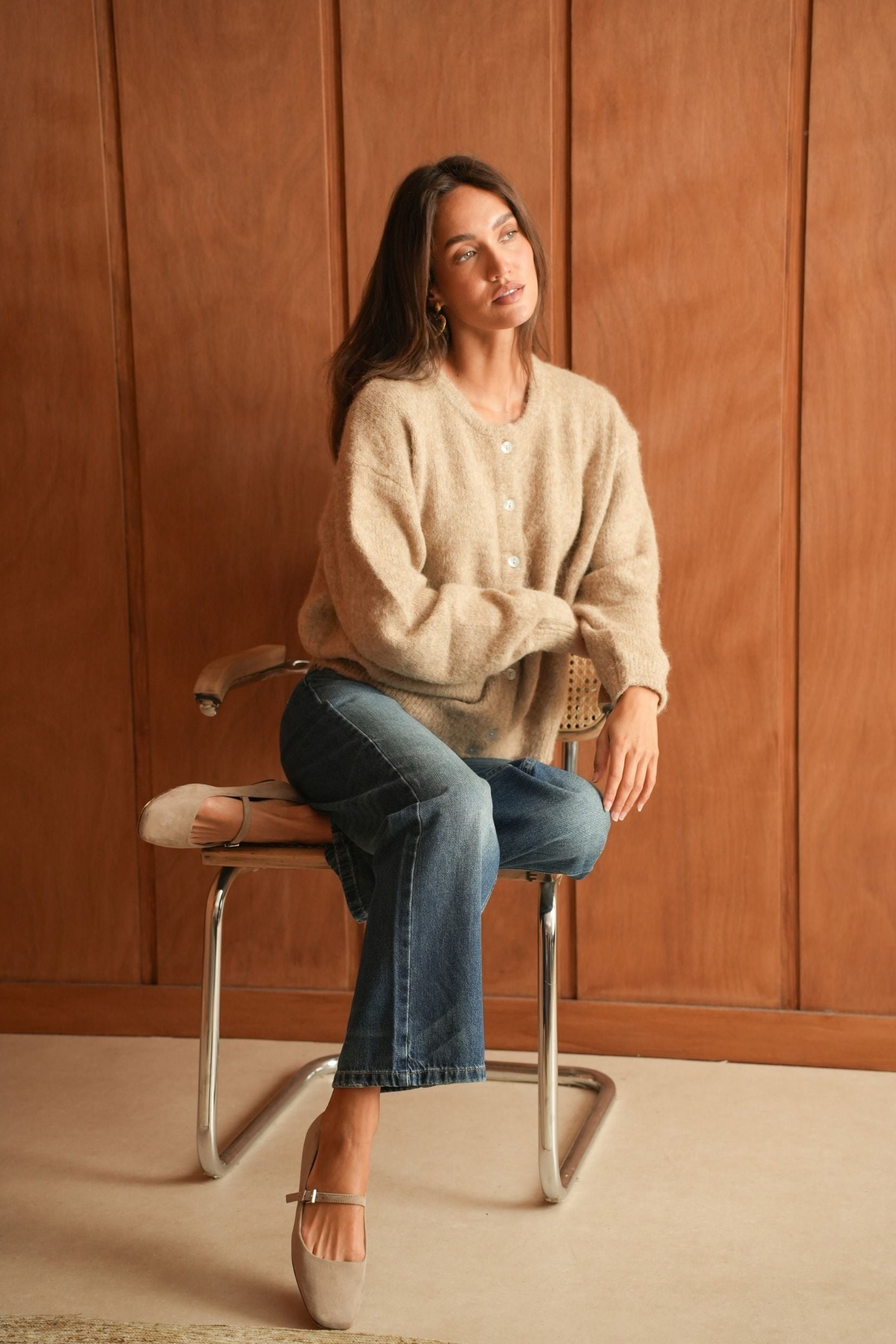Gilet Ophélie Beige