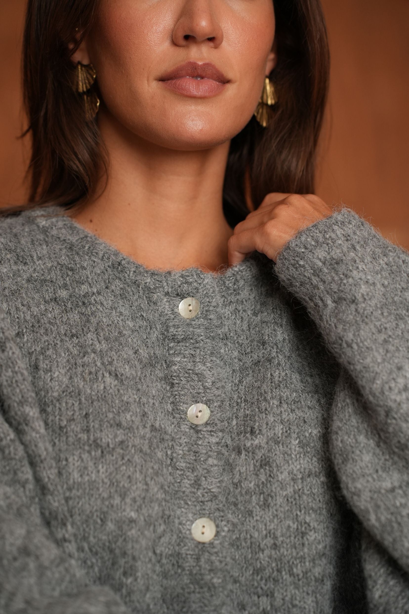 Gilet Ophélie Gris