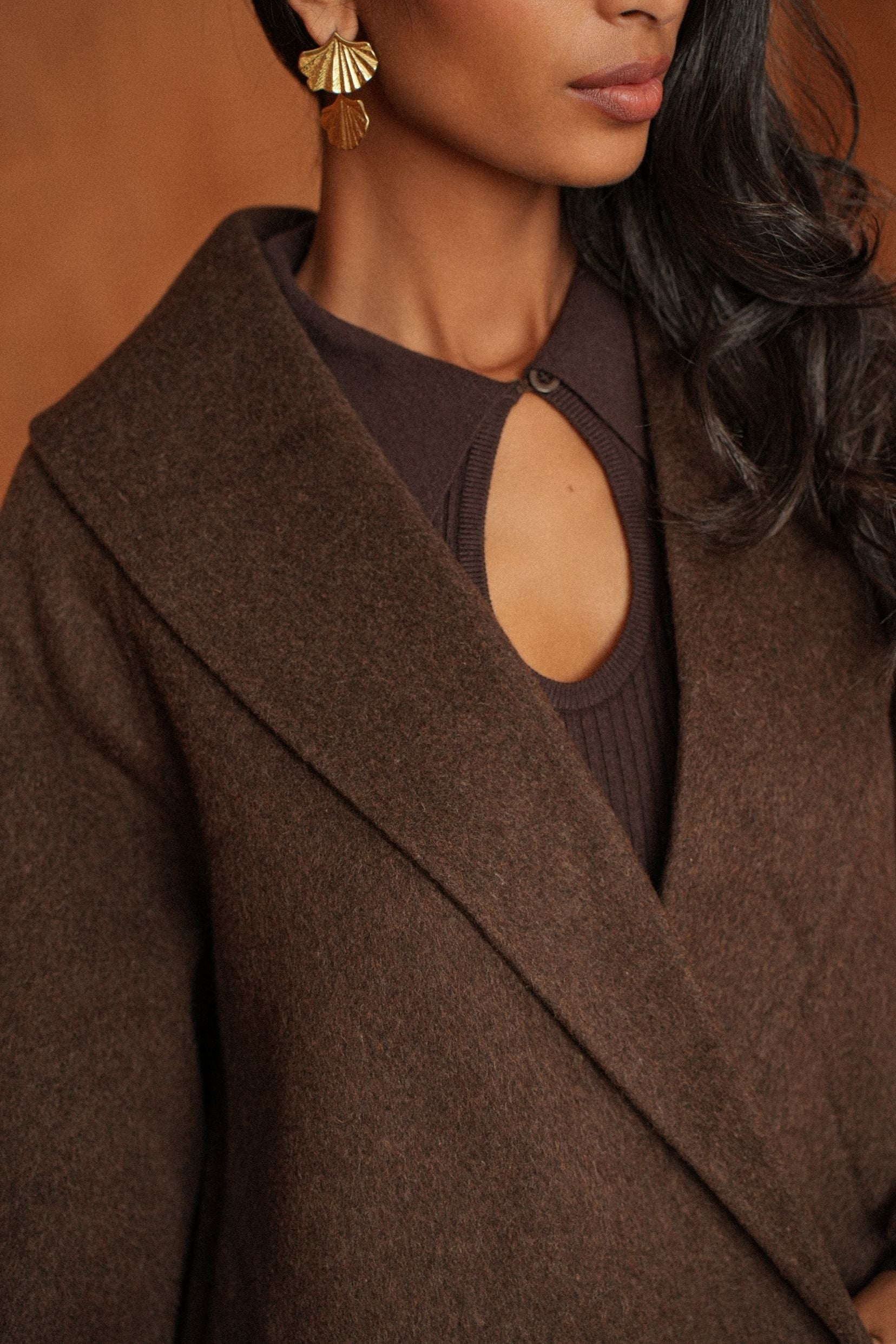 Manteau Jordia Marron
