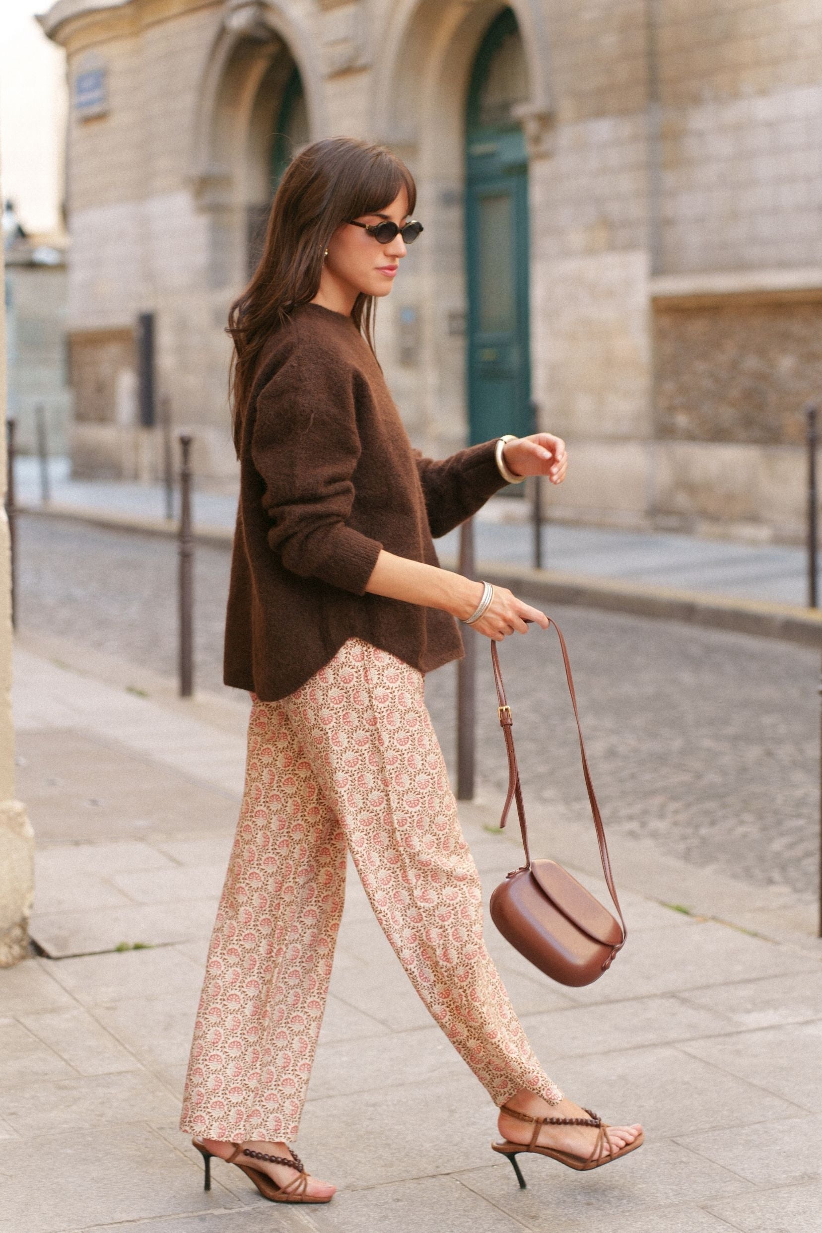 Pantalon Liam Imprimé Terracotta