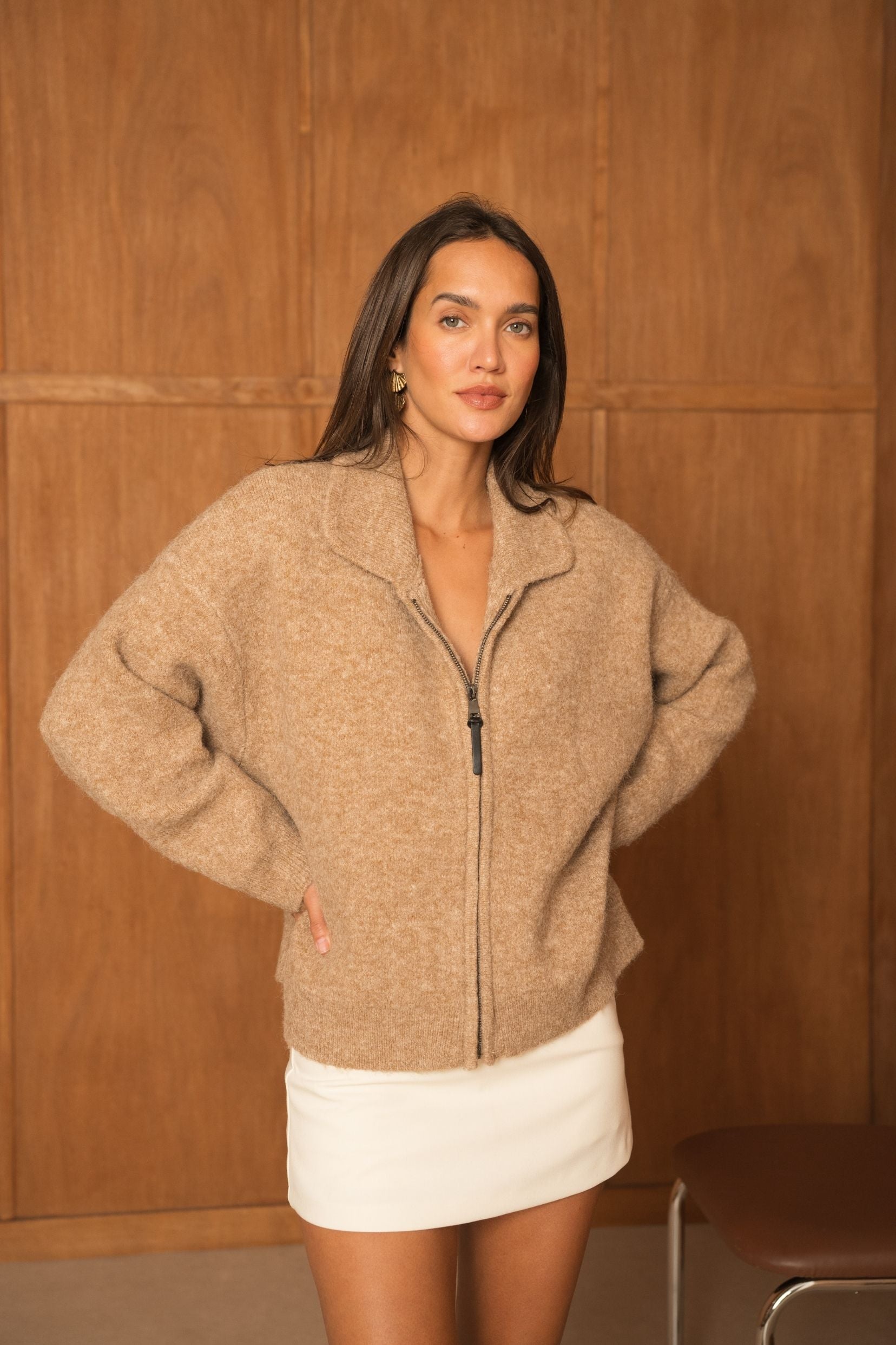 Gilet Charly Beige
