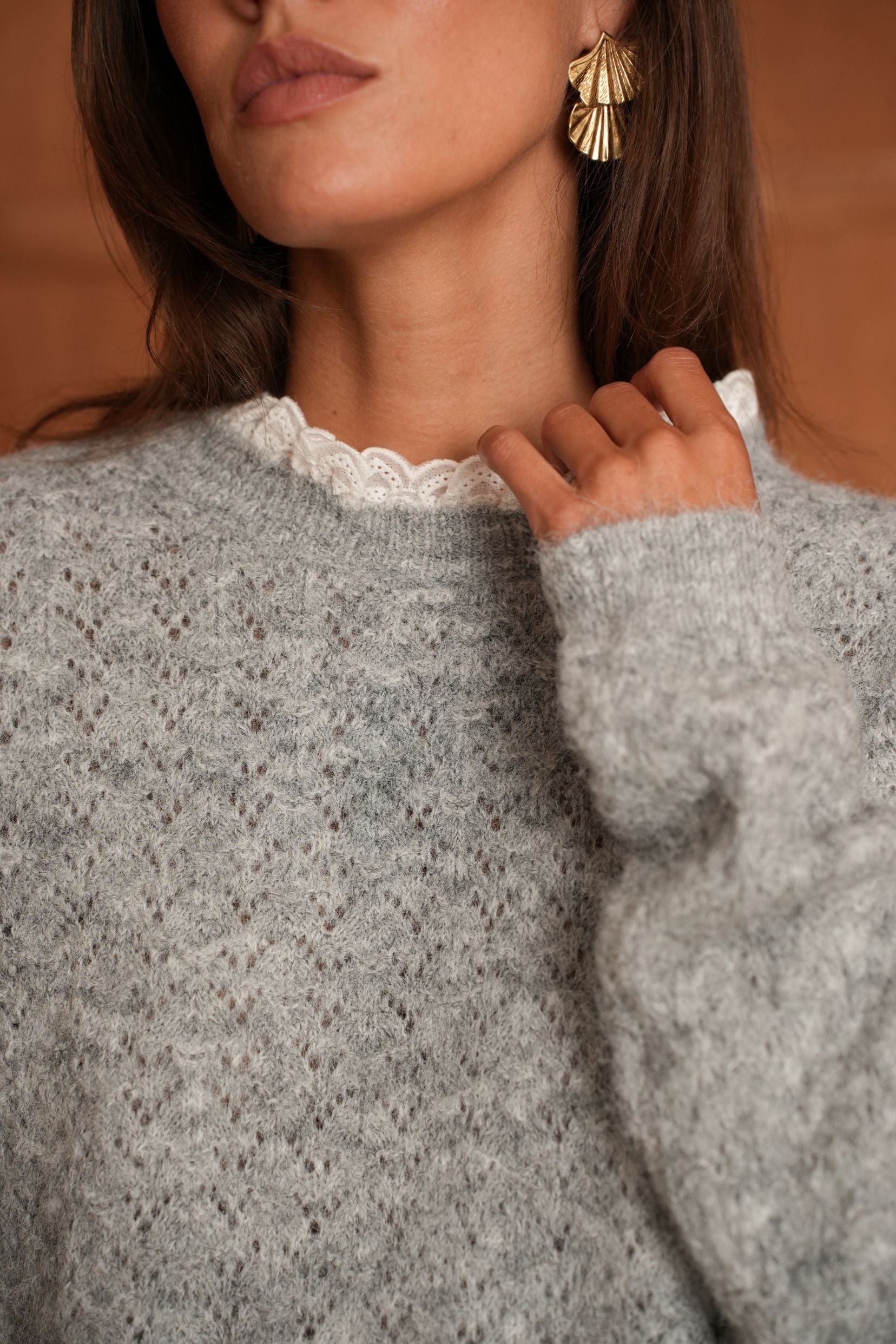 Pull Elouisa Gris