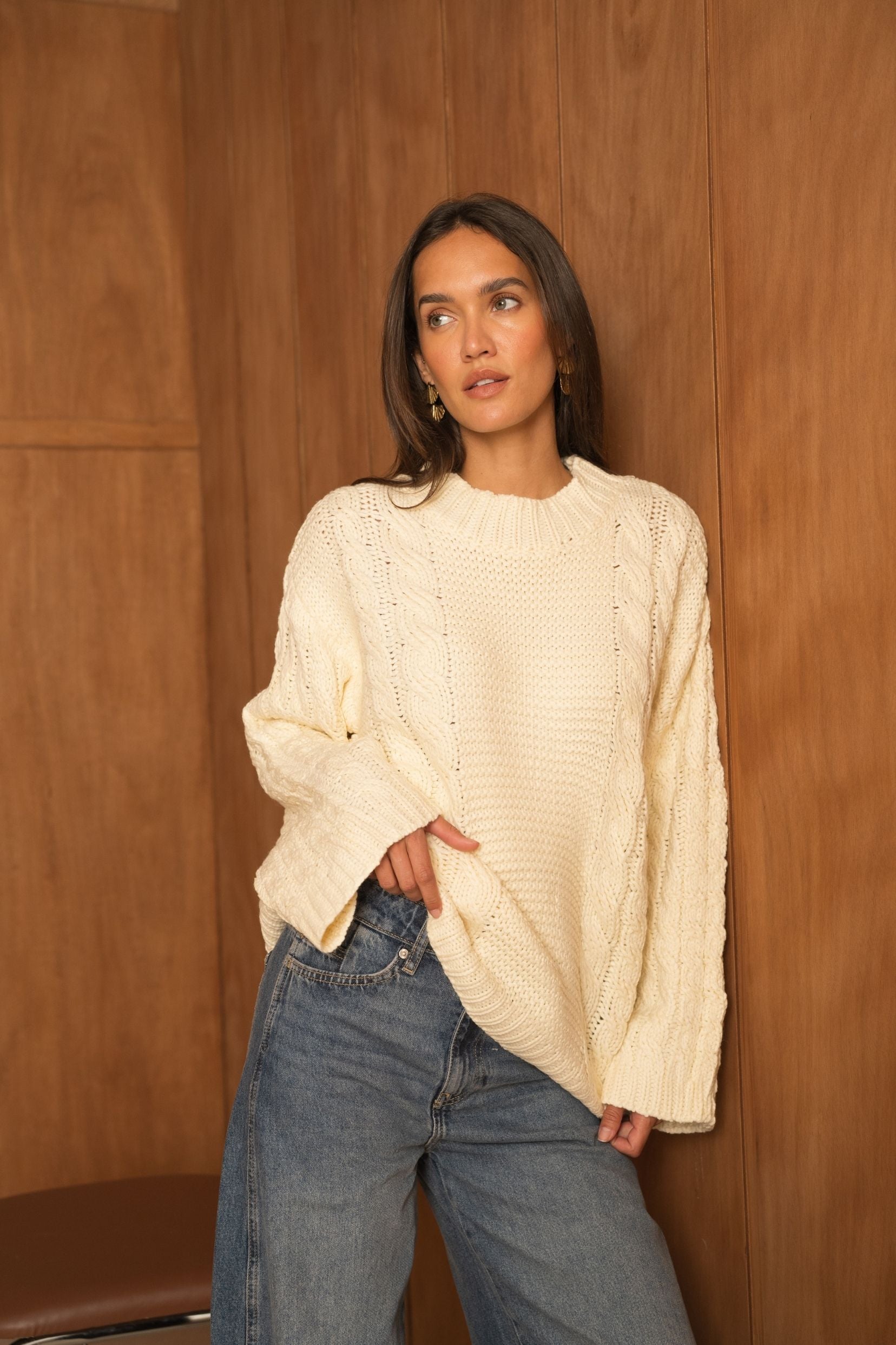 Pull Eugénie Ecru