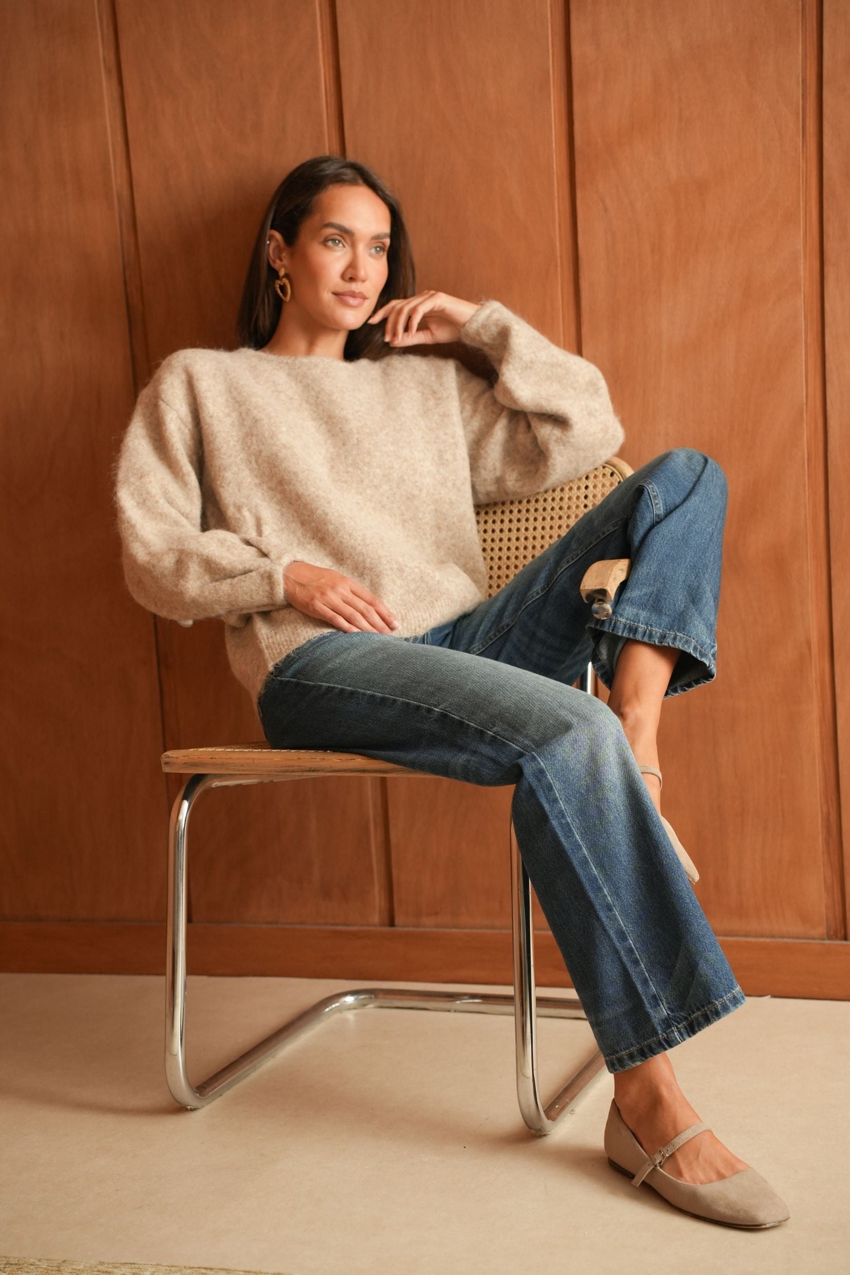 Pull Jeanne Beige