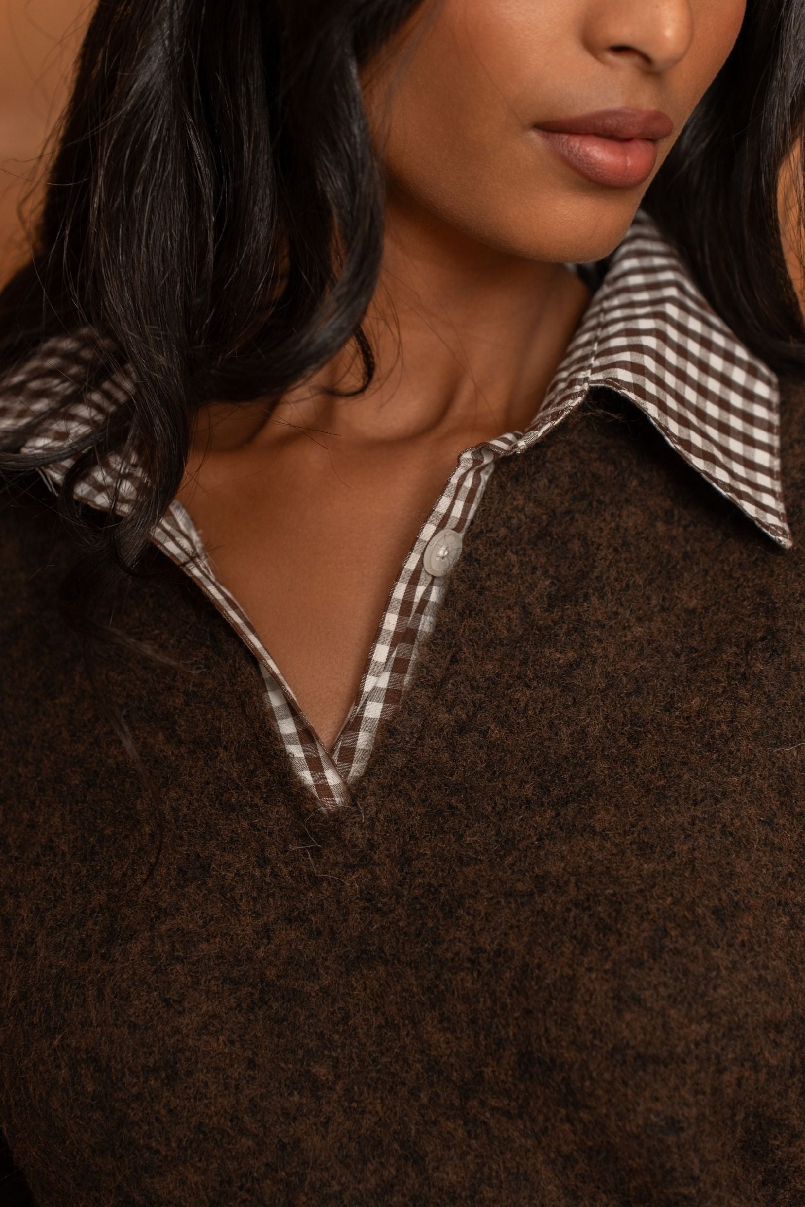 Pull Louisa Marron