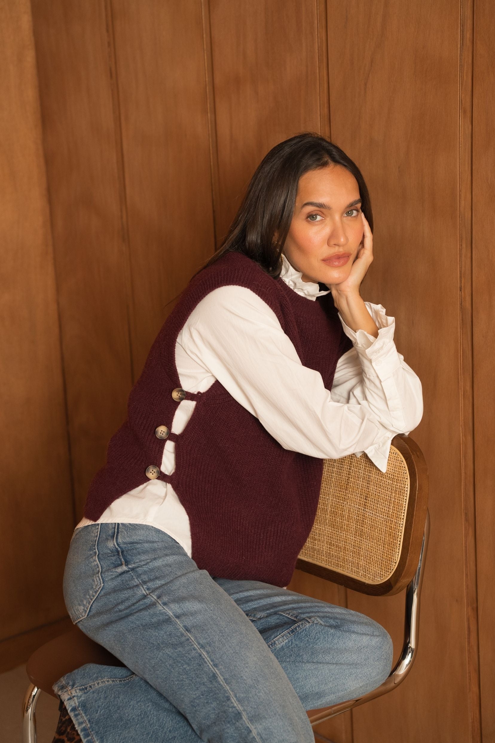 Pull Mia Bordeaux