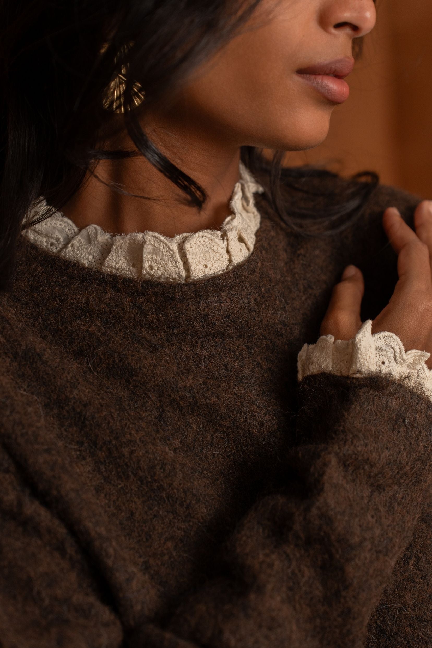Pull Oria Marron