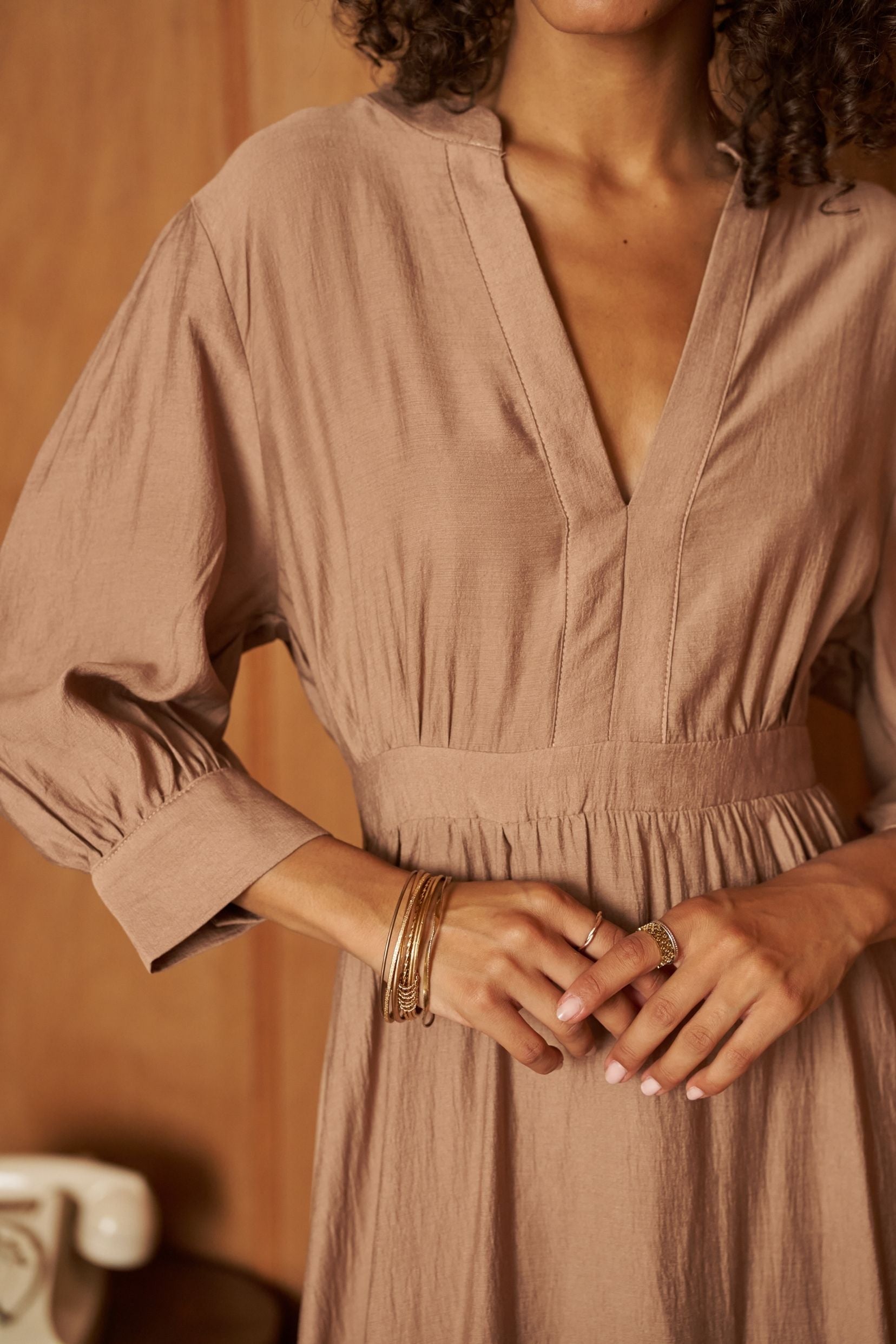 Robe Emma Beige