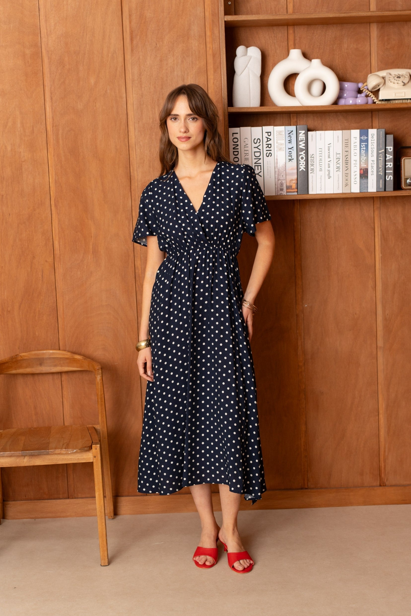 Robe Fauvette Marine