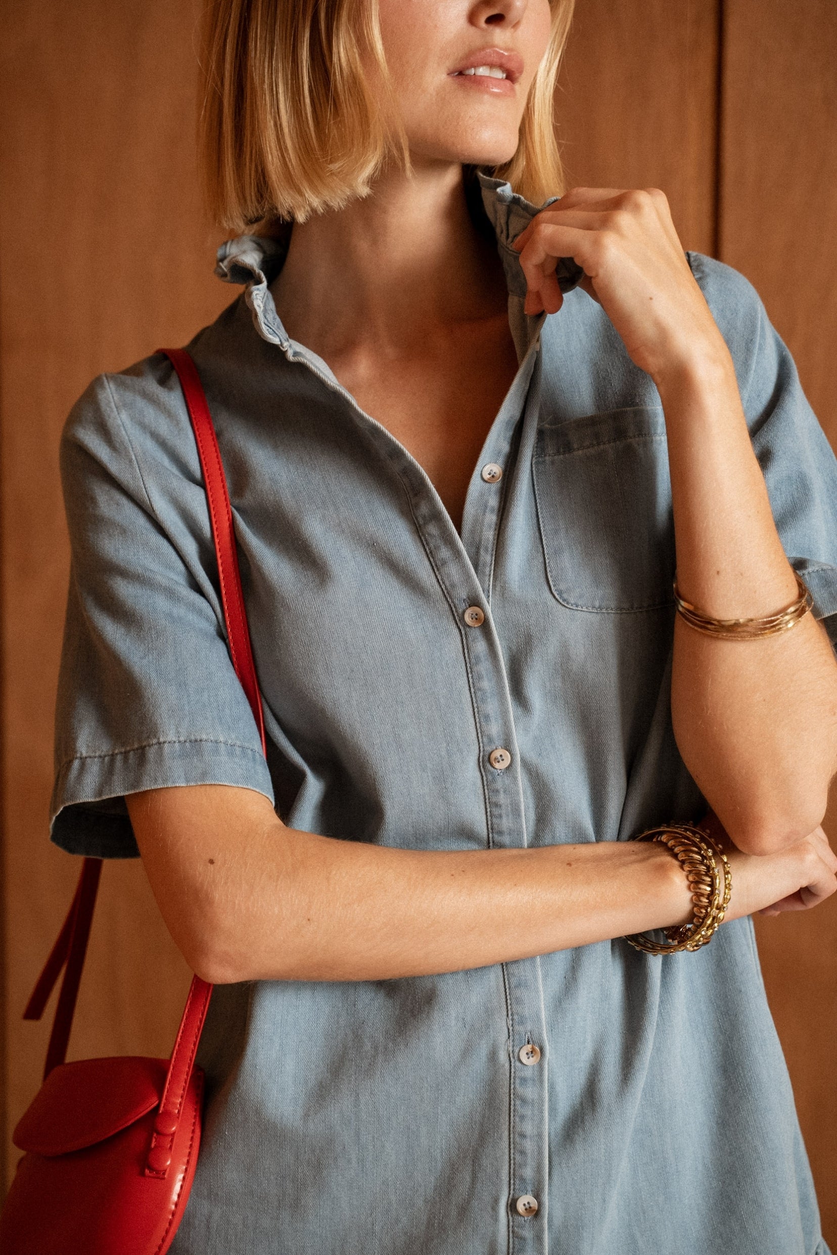 Robe Jess Denim Clair