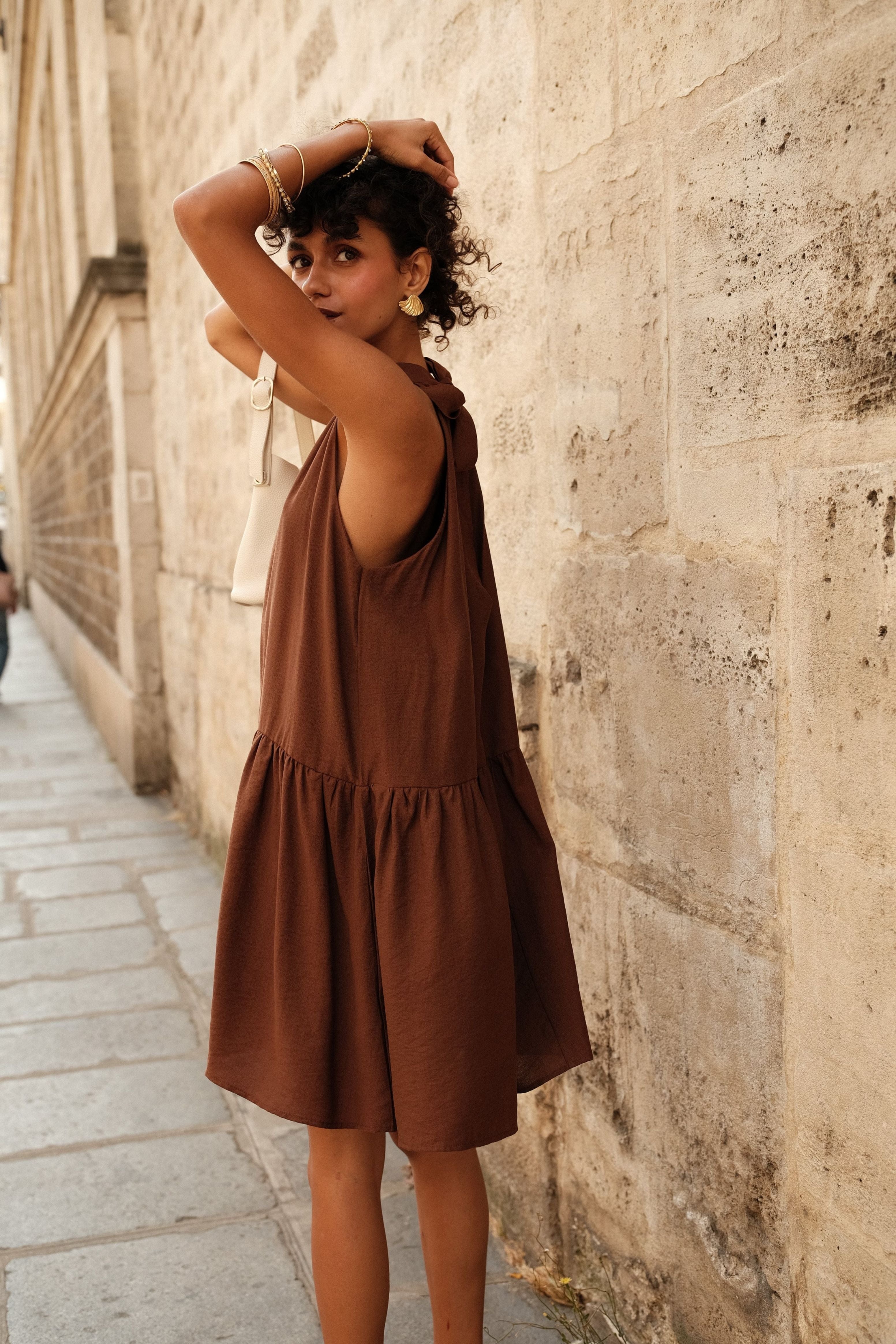 Robe Rosie Marron