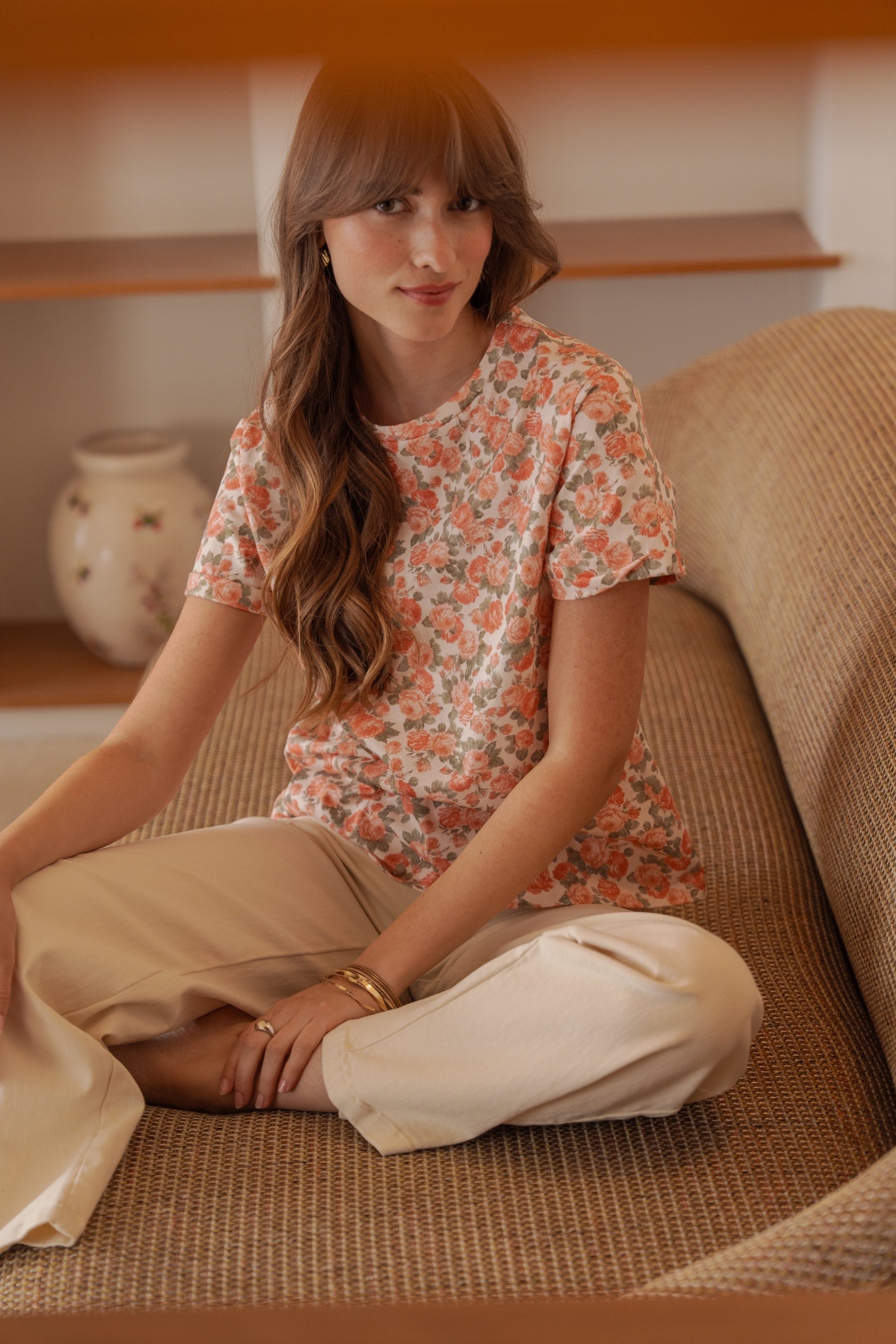 T-shirt Carlo Terracotta